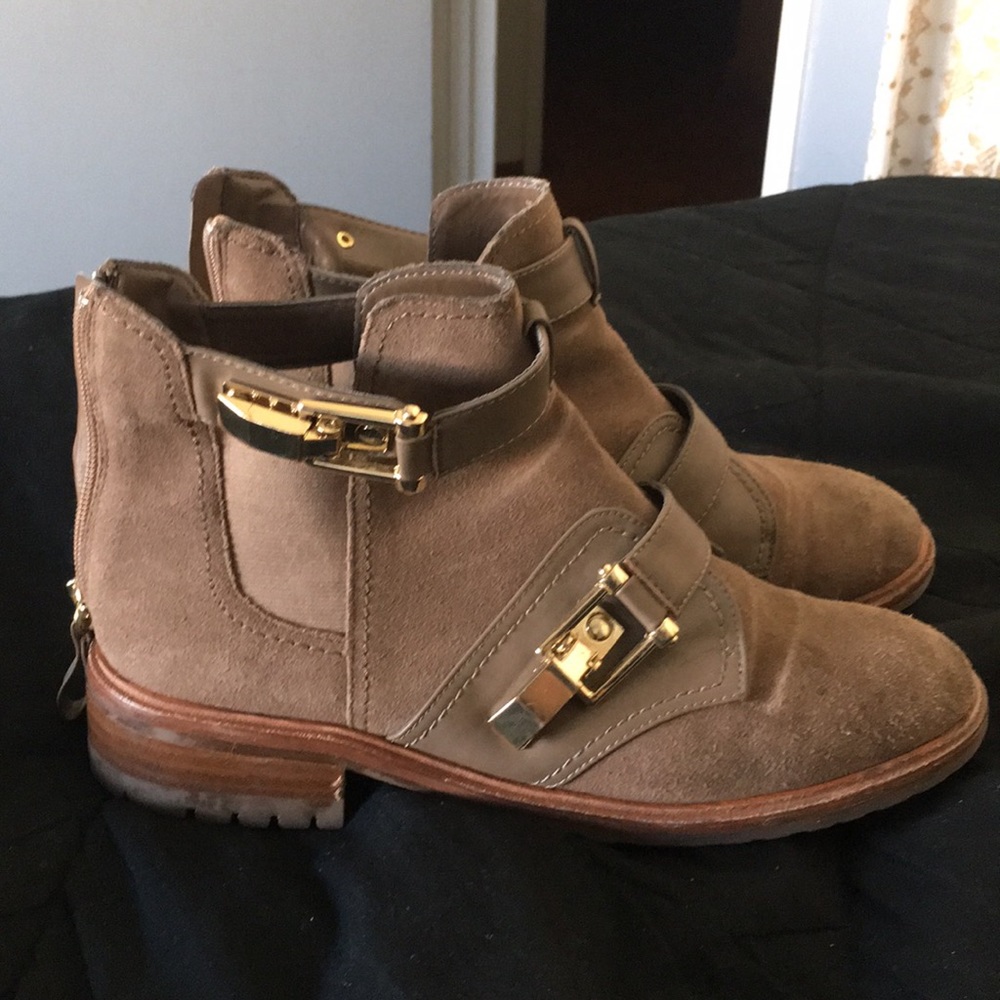 Suede Aldo booties